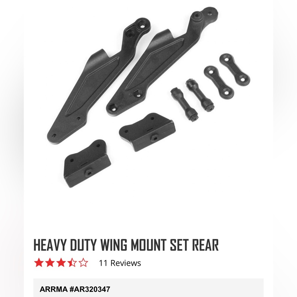 Arrma Wing Mount
